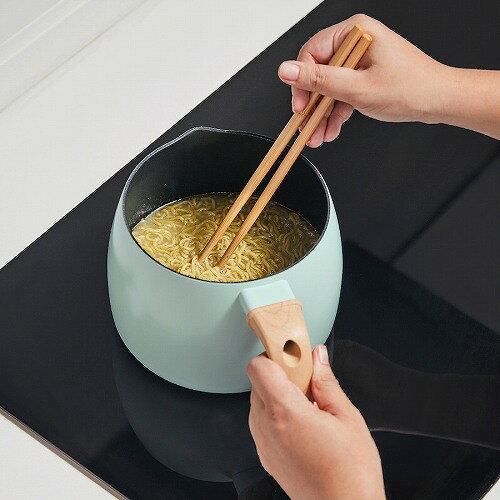 IKEA イケア 片手鍋 ふた付き こびりつき防止加工 グリーン 2.3L m80597604 MANGOFISK マンゴフィスク キッチン用品 調理器具 フライパン 鍋 片手鍋 おしゃれ シンプル 北欧 かわいい