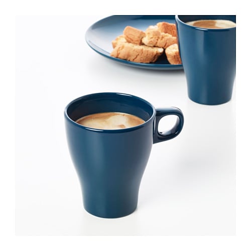 【あす楽】IKEA イケア マグカップ ダークターコイズ 250ml b60330564 FARGRIK フェールグリック キッチン用品 食器 コーヒー お茶用品 コップ ティーカップ おしゃれ シンプル 北欧 かわいい