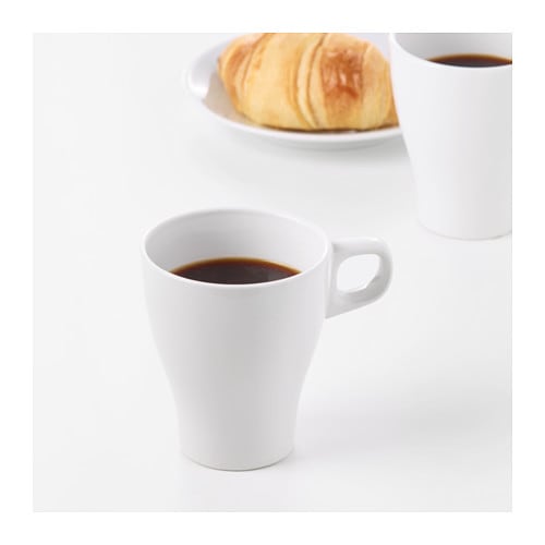 【あす楽】IKEA イケア マグ せっ器 ホワイト 白 250ml マグカップ d70192736 FARGRIK フェールグリック キッチン用品 食器 コーヒー お茶用品 コップ ティーカップ おしゃれ シンプル 北欧 かわいい