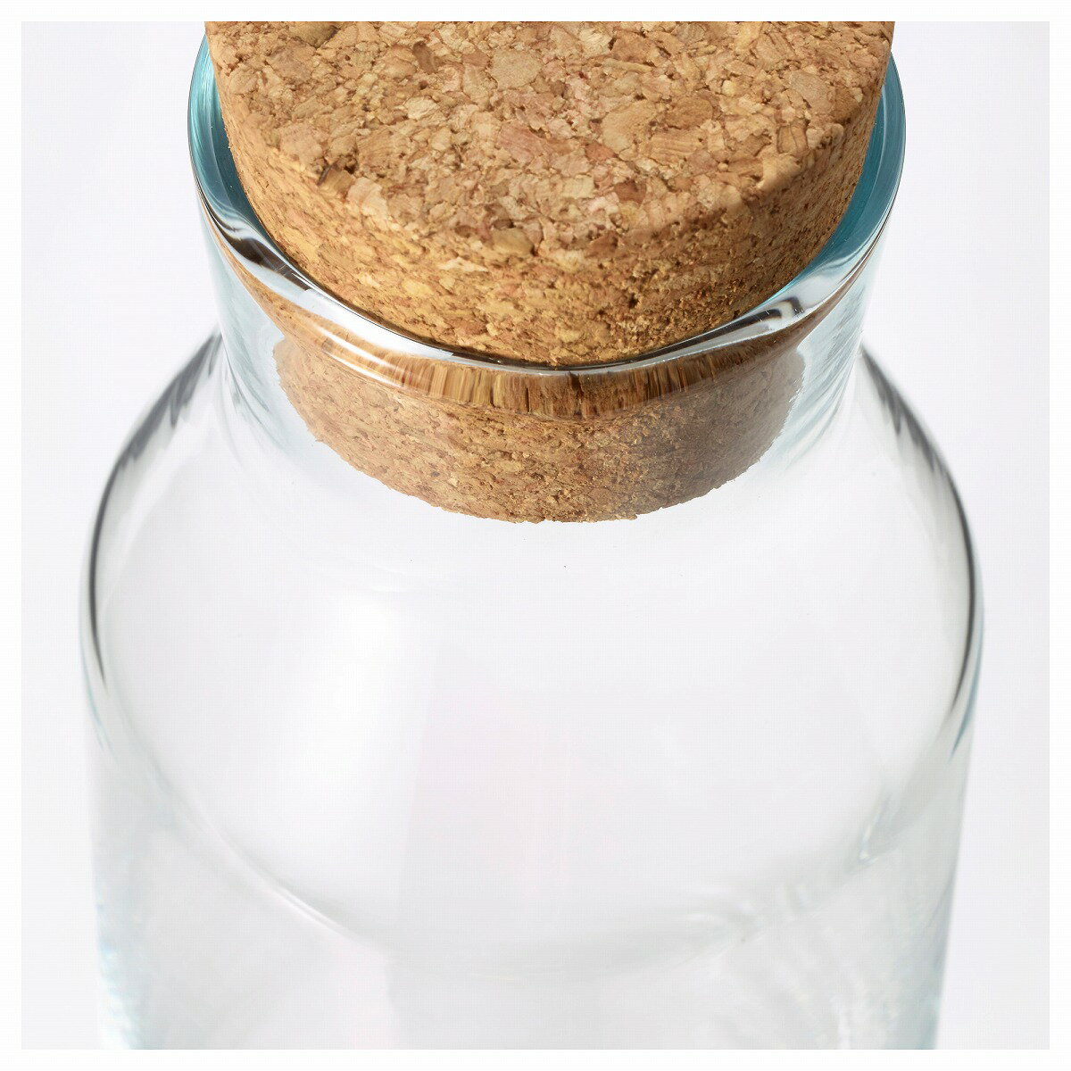 IKEA イケア カラフェ 栓付き クリアガラス コルク 0.5L z70351853 IKEA 365+ キッチン用品 食器 保存容器 ピッチャー おしゃれ シンプル 北欧 かわいい