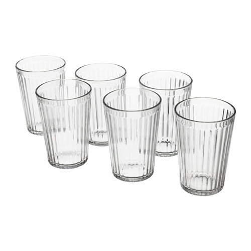 【あす楽】IKEA イケア グラス コップ クリアガラス 310ml 6 ピース 耐熱 d80286918 VARDAGEN ヴァルダーゲン ヴァルダーゲン キッチン用品 食器 タンブラー おしゃれ シンプル 北欧 かわいい