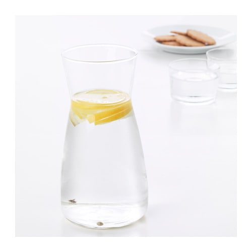 IKEA イケア カラフェ クリアガラス 水差し 1.0L z80342976 KARAFF カラッフ キッチン用品 食器 保存容器 ピッチャー おしゃれ シンプル 北欧 かわいい