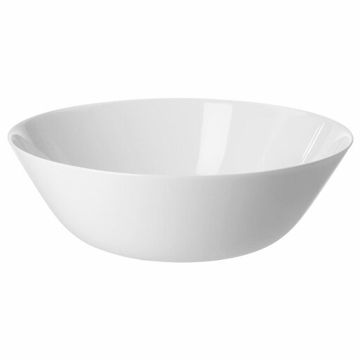 【あす楽】IKEA イケア サービングボウル ホワイト 白 23cm 盛鉢 n00439393 OFTAST オフタスト キッチン用品 食器 サラダボウル おしゃれ シンプル 北欧 かわいい