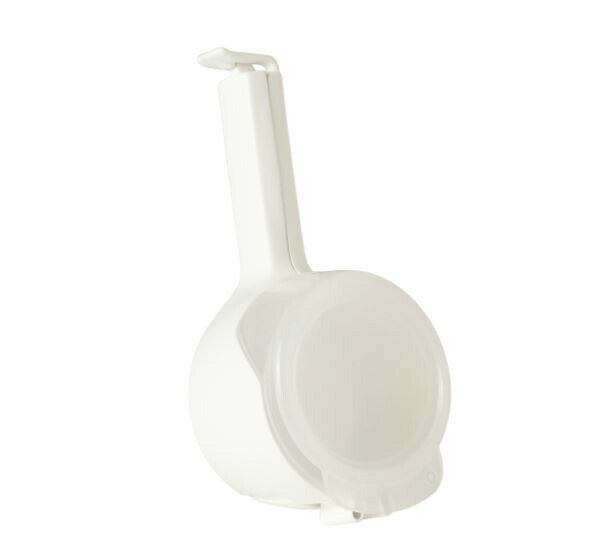 IKEA イケア 袋用クリップ 注ぎ口付き ホワイト 白 n00451356 BEVARA ベヴァーラ キッチン用品 保存容器 調味料入れ おしゃれ シンプル 北欧 かわいいの写真