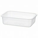 【あす楽】IKEA イケア 保存容器のみ 長方形 プラスチック 1.0L 21x15x6cm z20359149 IKEA 365+ キッチン用品 保存容器 キャニスター おしゃれ シンプル 北欧 かわいい 収納