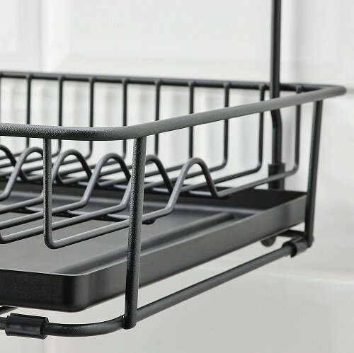 【あす楽】IKEA イケア 水切り ブラック m40448767 HULTARP フルタルプ キッチン用品 食器 調理器具 キッチン整理用品 水切りラック おしゃれ シンプル 北欧 かわいい