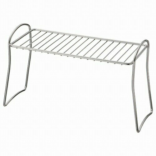 IKEA (イケア)のIKEA イケア 水切り棚 ステンレススチール13x32cm m80473868 VALVARDAD ヴェルヴォルダード キッチン用品 食器 調理器具 キッチン整理用品 水切りラック おしゃれ シンプル 北欧 かわいい(キッチン)