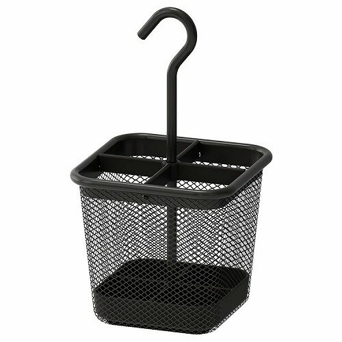 【あす楽】IKEA イケア カトラリー入れ チャコール 12x12cm m00486426 UPPDATERA ウップダテラ キッチン用品 食器 キッチン整理用品 おしゃれ シンプル 北欧 かわいい