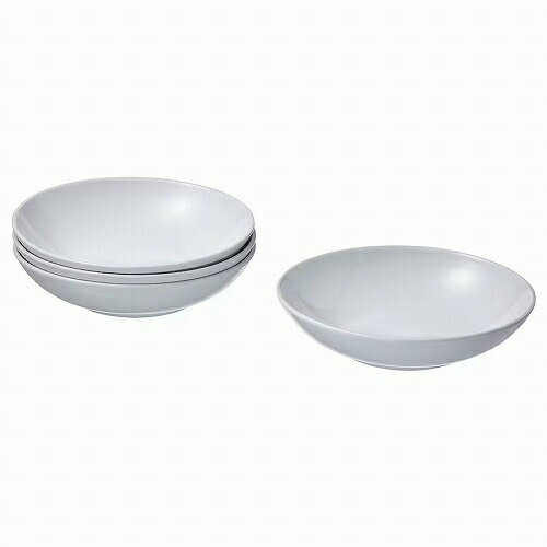 【あす楽】IKEA イケア 深皿 ホワイト 19cm 4ピース m60479710 GODMIDDAG グドミッダグ キッチン用品 食器 皿 プレート おしゃれ シンプル 北欧 かわいい