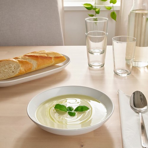 【あす楽】IKEA イケア 深皿 ホワイト 19cm 4ピース m60479710 GODMIDDAG グドミッダグ キッチン用品 食器 皿 プレート おしゃれ シンプル 北欧 かわいい