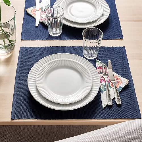 【あす楽】IKEA イケア サイドプレート ホワイト 21cm 4ピース m70468216 STRIMMIG ストリミグ キッチン用品 食器 皿 プレート おしゃれ シンプル 北欧 かわいい