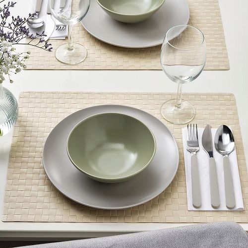 【あす楽】IKEA イケア プレート マット ライトグレー 26cm 4ピース m70479639 FARGKLAR フェルグクラー キッチン用品 食器 皿 プレート おしゃれ シンプル 北欧 かわいい