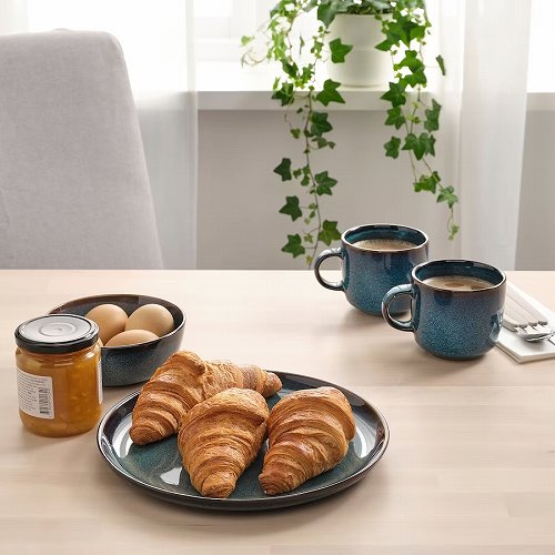 【あす楽】IKEA イケア プレート ブルー 25cm 4ピース m80503634 GLADELIG グラデリグ キッチン用品 食器 皿 プレート おしゃれ シンプル 北欧 かわいい