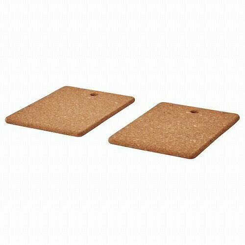 IKEA (イケア)のIKEA イケア 鍋敷き コルク 23x17cm 2ピース m90521171 HEAT ヒート キッチン用品 配膳用品 キッチンファブリック おしゃれ シンプル 北欧 かわいい(キッチン)