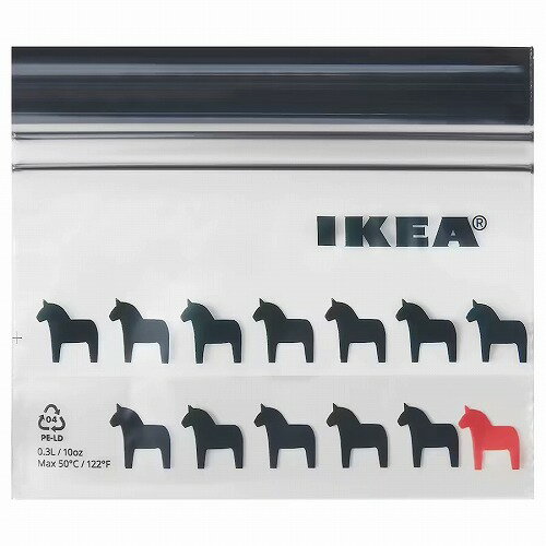 【あす楽】IKEA イケア フリーザーバッグ ブラック 0.