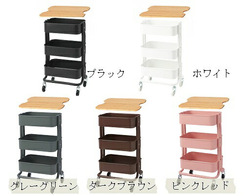 Ikeaワゴンの三段目をダイソーのケースで整理する なんとなくと自己満足
