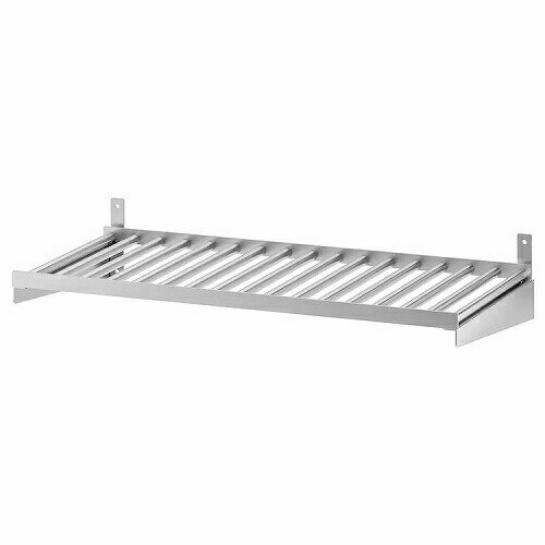 IKEA (イケア)の【あす楽】IKEA イケア 棚板 ステンレススチール 60cm m40334935 KUNGSFORS クングスフォルス インテリア 収納家具 本棚 ラック ウォールシェルフ おしゃれ シンプル 北欧 かわいい(リビング収納)