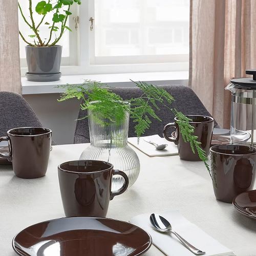 【あす楽】IKEA イケア マグ グロス ブラウン 370ml m80485442 FARGKLAR フェルグクラー キッチン用品 食器 コーヒー お茶用品 マグカップ コップ ティーカップ おしゃれ シンプル 北欧 かわいい