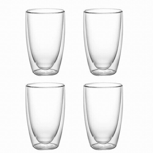 IKEA (イケア)の【あす楽】【セット商品】IKEA イケア ダブルウォールグラス 450ml 2ピースx2セット m00511138x2 PASSERAD パッセラド キッチン用品 食器 グラス コップ おしゃれ シンプル 北欧 かわいい(キッチン)