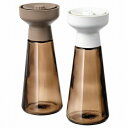 IKEA イケア スパイスミル ガラス ブラウン 19cm 2ピース m60523459 HALVTOM ハルヴトム キッチン用品 調理器具 ミルセット おしゃ...