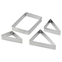 IKEA イケア クッキーの抜き型4点セット ステンレススチール m90590428 LATTBAKAD レットバーカド キッチン用品 食器 製菓器具 製パン器...