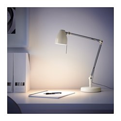 イケア IKEA ワークランプ ホワイト x00262619 TRAL インテリア 照明器具 デスクライト テーブルランプ おしゃれ シンプル 北欧 かわいい オフィス