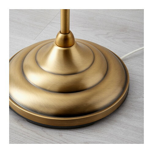 IKEA イケア フロアランプ 真ちゅう ホワイト 白 00321322 ARSTID オースティード インテリア ライト 照明器具 フロアスタンド おしゃれ シンプル 北欧 かわいい リビング