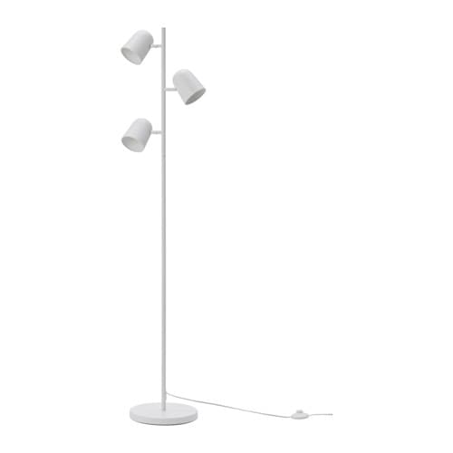 【あす楽】IKEA イケア フロアランプ 3スポット ホワイト 白 150cm z00353233 HUDENE フーデネ インテリア ライト 照明器具 フロアスタンド おしゃれ シンプル 北欧 かわいい リビング