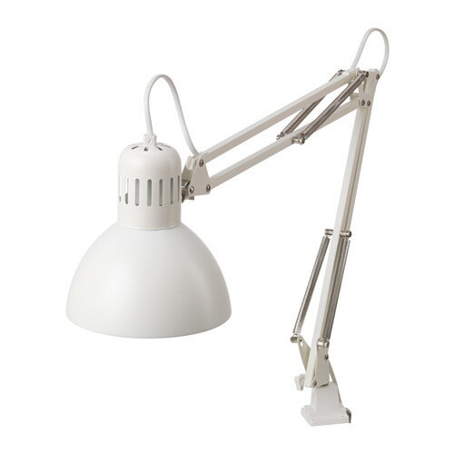 IKEA (イケア)の【あす楽】IKEA イケア ワークランプ ホワイト 白 30343884 TERTIAL テルティアル インテリア 照明器具 デスクライト テーブルランプ おしゃれ シンプル 北欧 かわいい オフィス(ライト・照明)
