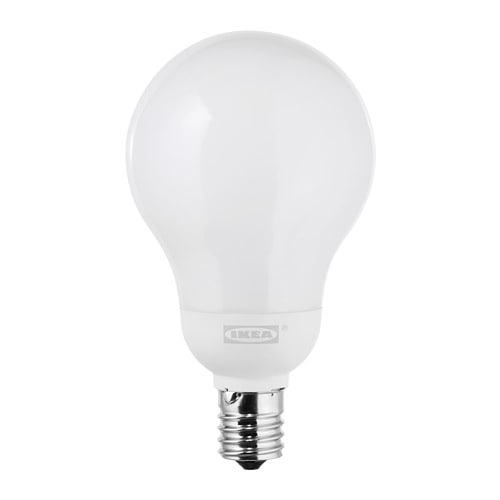 IKEA イケア LED電球 E17 600ルーメン 調光対応 色温度調光 球形 オパールホワイト z30388839 LEDARE