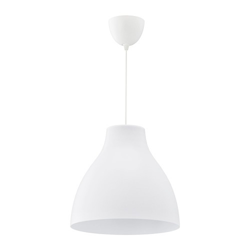 IKEA (イケア)の【あす楽】IKEA イケア ペンダントランプ ホワイト 白 38cm z50386542 MELODI メロディ ライト 照明器具 天井照明 ペンダントライト 吊下げ灯 おしゃれ シンプル 北欧 かわいい(ライト・照明)