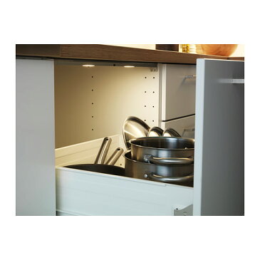 IKEA イケア LEDスティックライト 引き出し用 アルミカラー 76cm 60297852 OMLOPP