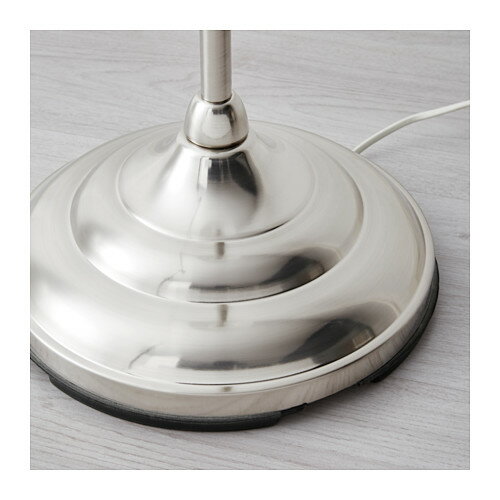 IKEA イケア フロアランプ ニッケルメッキ ホワイト 白 70163866 ARSTID オースティード インテリア ライト 照明器具 フロアスタンド おしゃれ シンプル 北欧 かわいい リビング