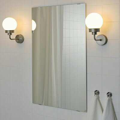 IKEA イケア ウォールランプ ステンレスカラー 直径14cm n10431626 FRIHULT フリフルト インテリア 照明器具 壁掛け照明 ブラケットライト おしゃれ シンプル 北欧 かわいい バス