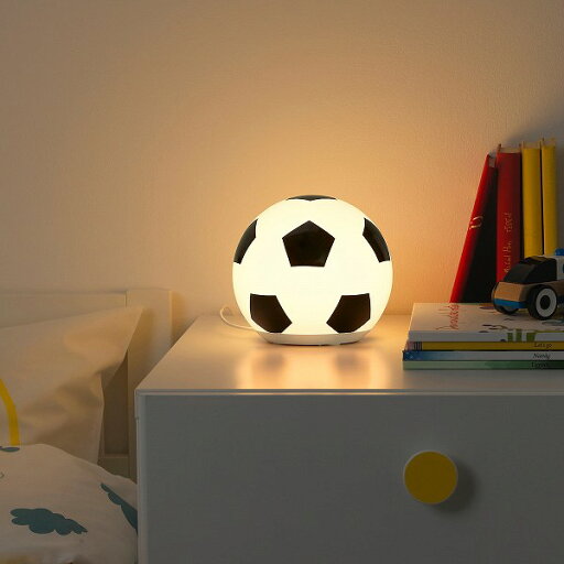 【あす楽】IKEA イケア LEDテーブルランプ サッカーボール模様 n10487760 ANGARNA エンガルナ 子供部屋用インテリア ライト 照明 おしゃれ シンプル 北欧 かわいい ベビー