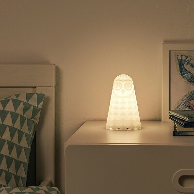 楽天市場 Ikea イケア Ledテーブルランプ ホワイト 白 フクロウ 電池式 N Solbo 株式会社クレール