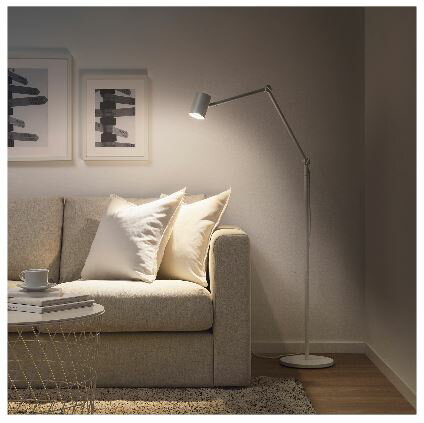 【あす楽】IKEA イケア フロア 読書 ランプ ホワイト 白 n00336781 NYMANE ニーモーネ インテリア ライト 照明器具 フロアスタンド おしゃれ シンプル 北欧 かわいい リビング