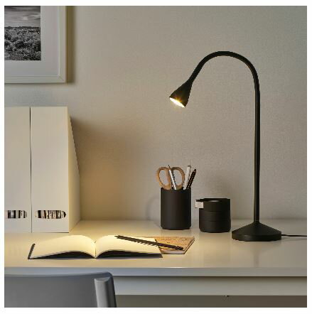 【あす楽】IKEA イケア LEDワークランプ ブラック 黒 n10404915 NAVLINGE ネーヴリンゲ インテリア 照明器具 デスクライト テーブルランプ おしゃれ シンプル 北欧 かわいい オフィス