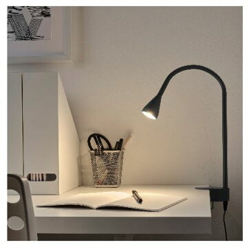 IKEA イケア LEDウォール クリップ式 スポットライト ブラック 黒 n50408327 NAVLINGE