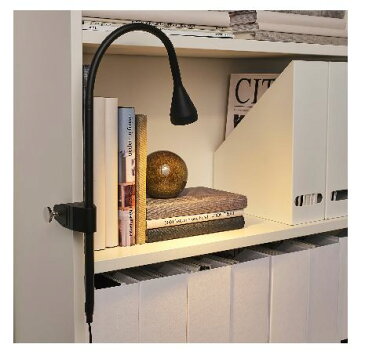 IKEA イケア LEDウォール クリップ式 スポットライト ブラック 黒 n50408327 NAVLINGE