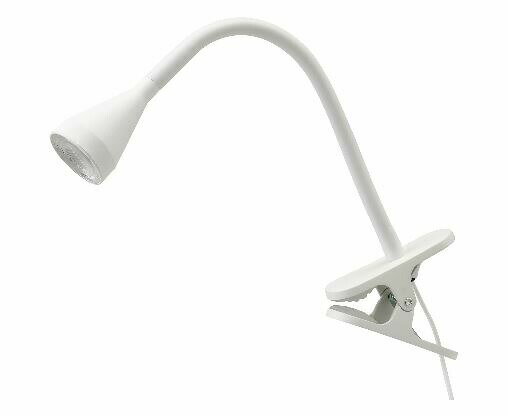 IKEA (イケア)の【あす楽】IKEA イケア LEDクリップ式スポットライト ホワイト 白 n70449893 NAVLINGE ネーヴリンゲ インテリア 照明器具 クリップライト おしゃれ シンプル 北欧 かわいい(ライト・照明)