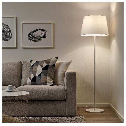 IKEA イケア フロアランプベース ホワイト 白 n80405983 SKAFTET スカフテート インテリア ライト 照明器具 フロアスタンド おしゃれ シンプル 北欧 かわいい