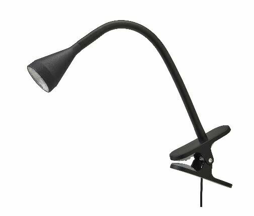 IKEA (イケア)の【あす楽】IKEA イケア LEDクリップ式スポットライト ブラック 黒 n80449883 NAVLINGE ネーヴリンゲ インテリア 照明器具 クリップライト おしゃれ シンプル 北欧 かわいい(ライト・照明)