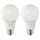 【あす楽】IKEA イケア LED電球 E26 810ルーメン 調光可能 球形 オパールホワイト 2ピース m10498645 SOLHETTA ソールヘッタ ライト おしゃれ シンプル 北欧 かわいい 照明器具