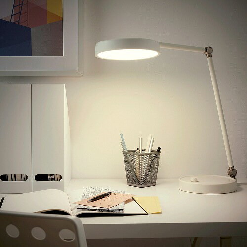 【あす楽】IKEA イケア LEDワークランプ 調光可能 ホワイト 白 m30482907 ORSALA オルサーラ インテリア 照明器具 デスクライト テーブルランプ おしゃれ シンプル 北欧 かわいい オフィス