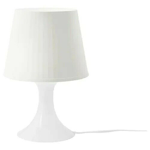 IKEA (イケア)の【あす楽】IKEA イケア テーブルランプ ホワイト 白 29cm m40076601 LAMPAN ラムパン 照明器具 デスクライト テーブルランプ おしゃれ シンプル 北欧 かわいい(ライト・照明)