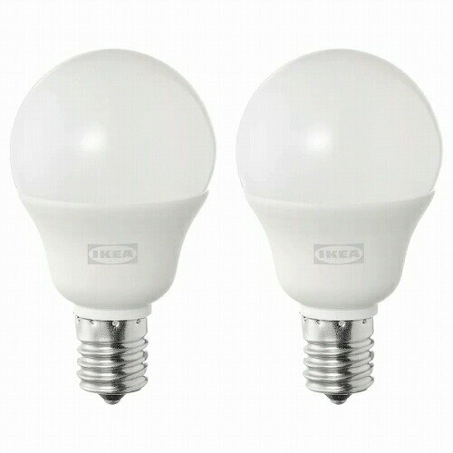 IKEA (イケア)の【あす楽】IKEA イケア LED電球 E17 440ルーメン 球形 オパールホワイト 2ピース m70498713 SOLHETTA ソールヘッタ ライト おしゃれ シンプル 北欧 かわいい 照明器具(ライト・照明)