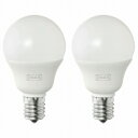 【あす楽】IKEA イケア LED電球 E17 440ルーメン 球形 オパールホワイト 2ピース m70498713 SOLHETTA ソールヘッタ ライト おしゃれ シンプル 北欧 かわいい 照明器具