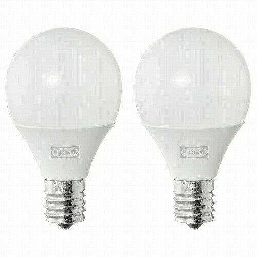 【あす楽】IKEA イケア LED電球 E17 250ルーメン 球形 オパールホワイト 2ピース m70498727 SOLHETTA ソールヘッタ ライト おしゃれ シンプル 北欧 かわいい 照明器具