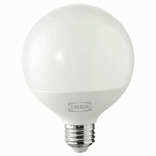 IKEA (イケア)の【あす楽】IKEA イケア LED電球 E26 1160ルーメン 調光可能 球形 オパールホワイト 95mm m80498699 SOLHETTA ソールヘッタ ライト おしゃれ シンプル 北欧 かわいい 照明器具(ライト・照明)